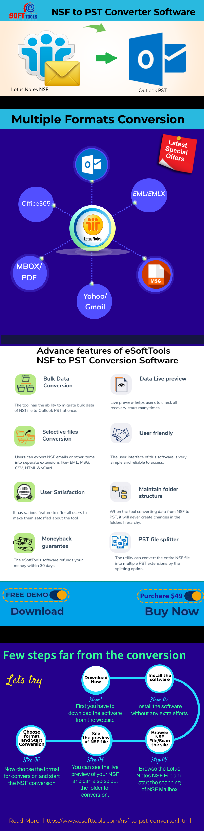 Open NSF file in Gmail Account using eSoftTools